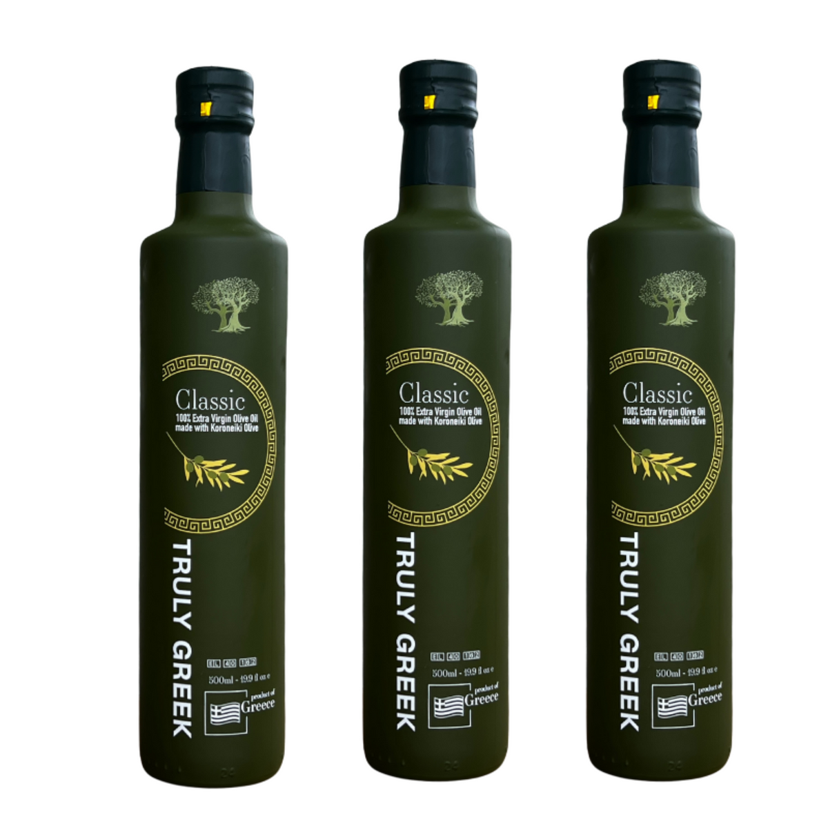 TRULY GREEK Classic EVOO 3 Pack Bundle
