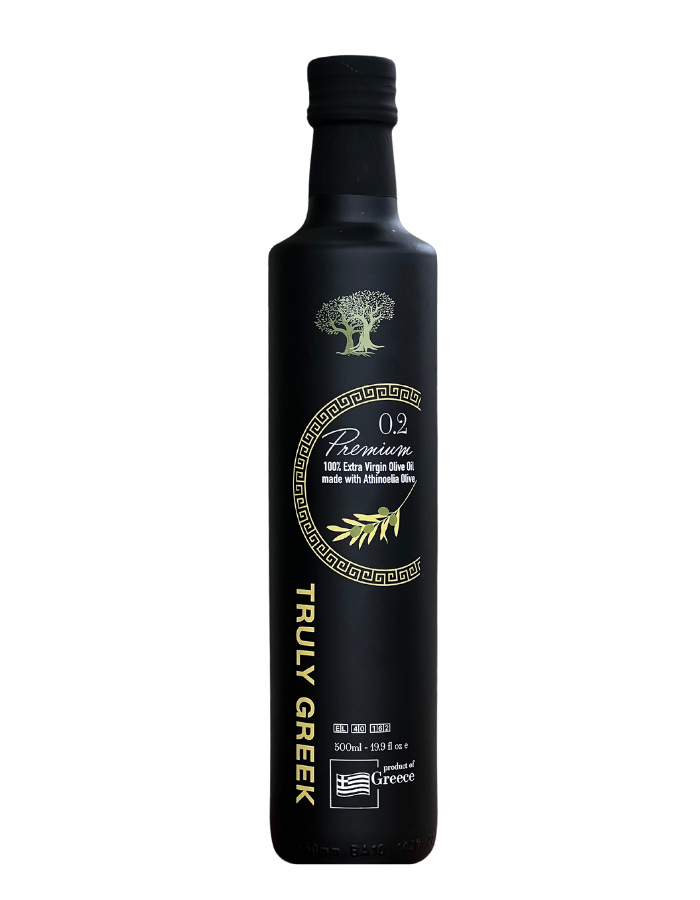 Cold pressed Greek extra virgin olive oil bottle – TRULY GREEK 0.2 EVOO