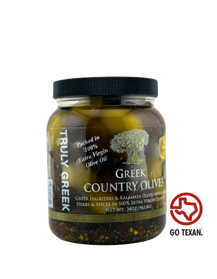 TRULY GREEK Country Olive Mix - 34oz