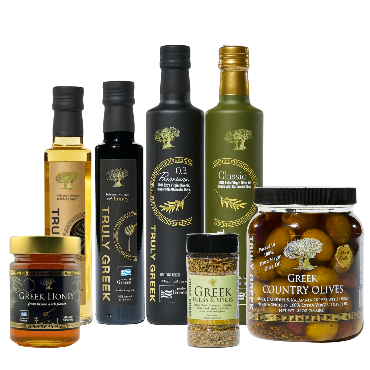 TRULY GREEK Mediterranean Kitchen Essentials Bundle